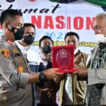 KAPOLRES SAMOSIR DUKUNG PERAYAAN HARI PERS NASIONAL ( HPN)