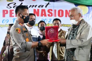 KAPOLRES SAMOSIR DUKUNG PERAYAAN HARI PERS NASIONAL (HPN)