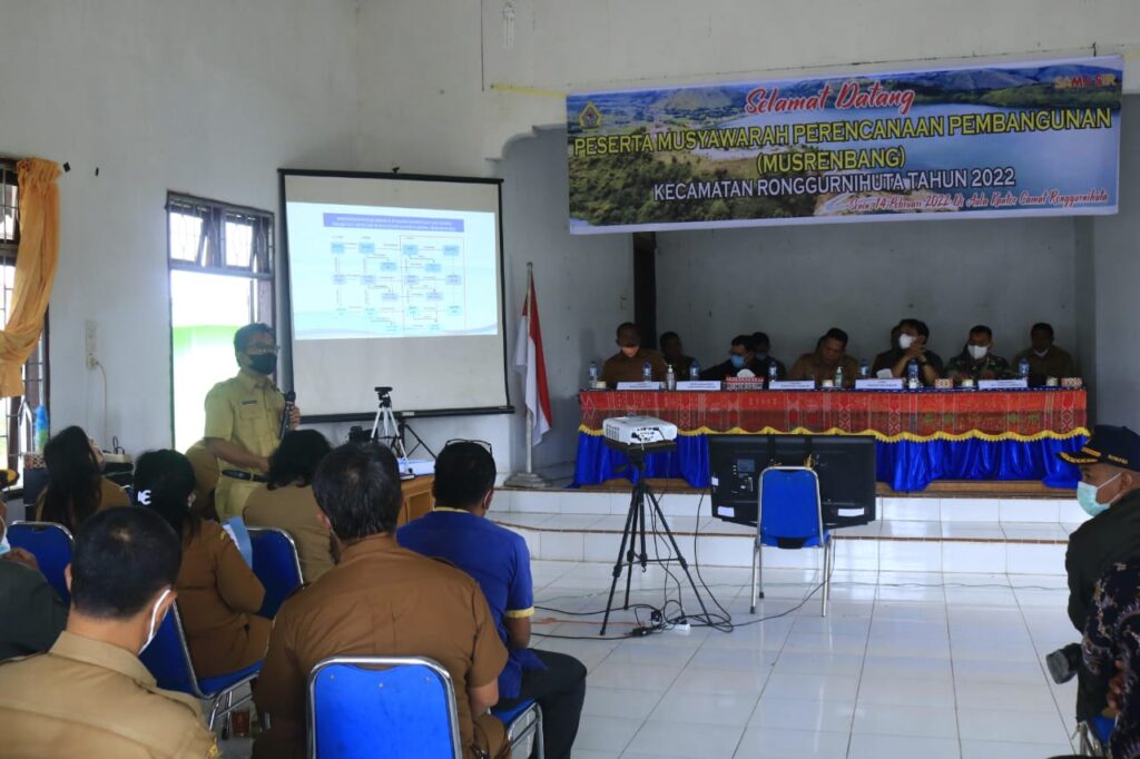 Musrenbang Kecamatan Ronggur Nihuta, Dilaksanakan guna mendengar usulan masyarakat dari 8 desa