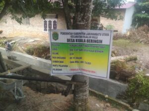 Inspektorat Labura Akan  Tindak Lanjuti Tantangan Kades Kuala Beringin Tentang Laporan Proyek Desa