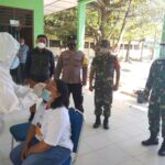Camat harian melakukan SWAB di SMPN 1 Harian