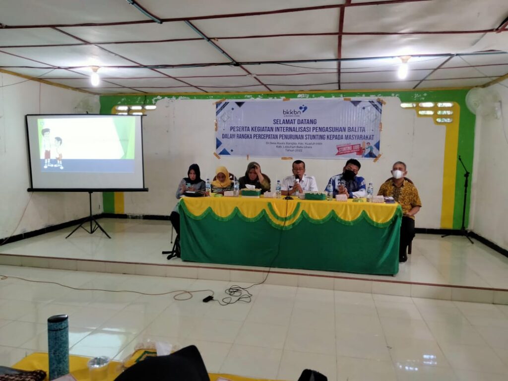 BKKBN PROVINSI SUMUT LAKSANAKAN KEGIATAN INTERNALISASI PENGASUHAN BALITA DALAM RANGKA PERCEPATAN PENURUNAN STUNTING KEPADA MASYARAKAT