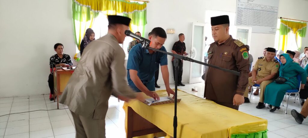 Serah Terima Jabatan Kepala Desa Se-Kualuh Selatan Kabupaten Labura Sukses