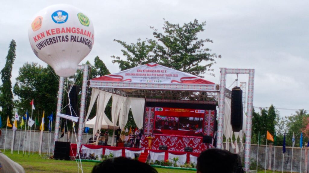 Pembekalan KKN Kebangsaan Tahun 2022 Di UPR Dihadiri Megawati Soekarnoputri, Mendibudristek Dan Gubernur Kalimantan Tengah