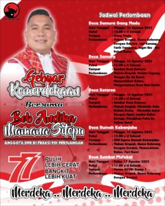 Gebyar Kemerdekaan Bersama Bob Andika Mamana Sitepu,SH