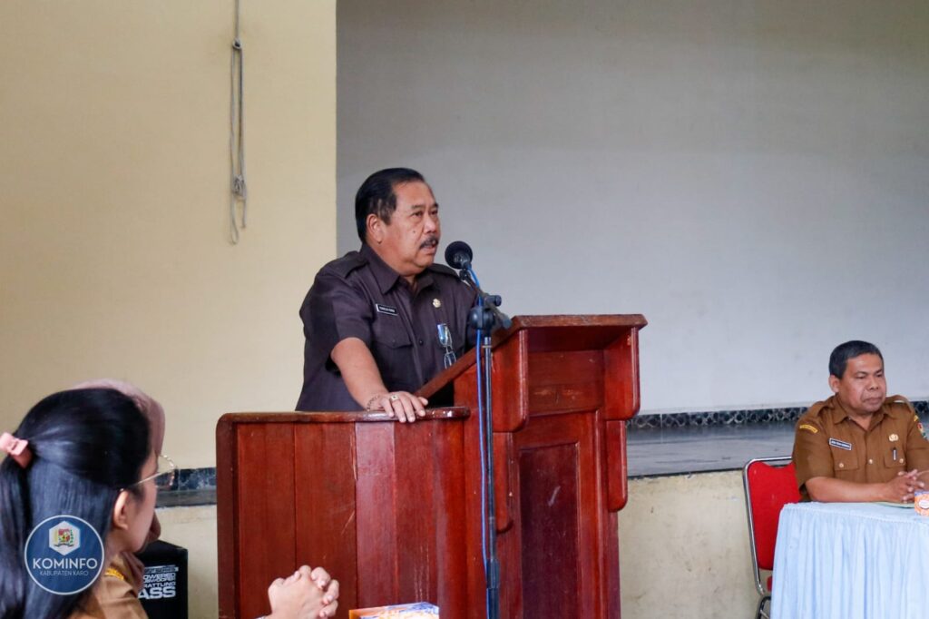 Sekdakab Karo Buka Pelatihan Tenaga Pengelolaan Perpustakaan