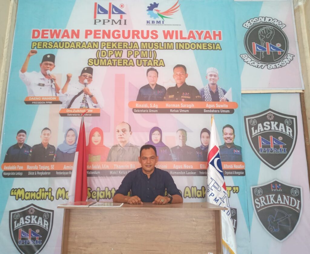 Herman Saragih Ketua Umum DPW PPMI Sumatera Utara angkat bicara.