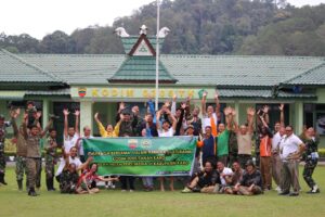 Kodim 0205/TK Dengan Insan PERS Di Kabupaten Karo Gelar Olahraga Futsal Bersama