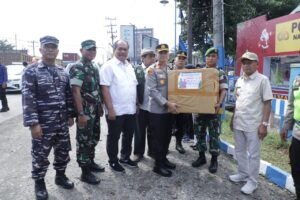 Bupati Beserta Forkopimda Kabupaten Asahan Tinjau Pospam dan Posyan Jelang Malam Pergantian Tahun