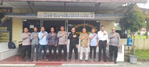 Jalin Kerjasama Yang Baik, Personil Polsek Simpang Empat Lakukan Rapat koordinasi Dengan Panwaslu