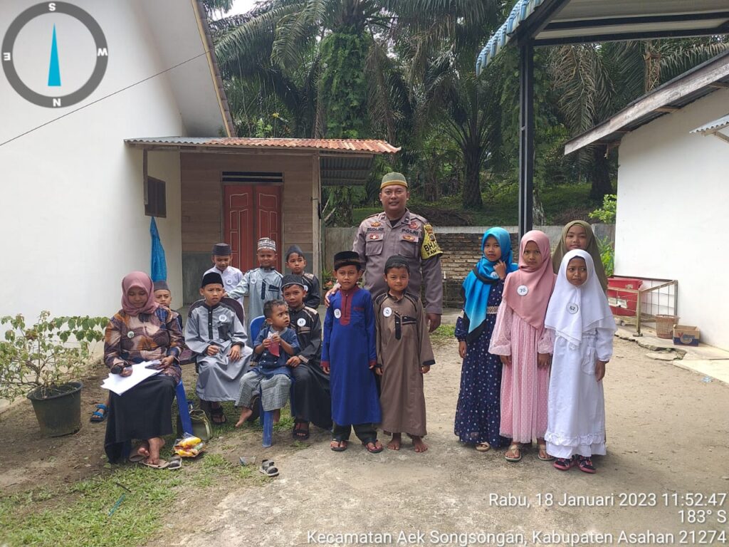 Bhabinkanmtibmas Polsek Bandar Pulau Hadiri MTQ dan Festival Nasyid Tingkat DKaD