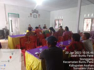Polsek Bandar Pasir Mandoge Gelar Jumat Curhat di Aula Kantor Desa