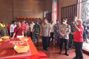 Kapolres Asahan Bersama Unsur Forkopimda Lakukan Monitoring di Sejumlah Vihara dan Klenteng
