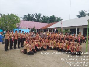 Kapolsek Air Joman Hadir Undangan Lomba Tingkat II dan Raimuna Gerakan Pramuka