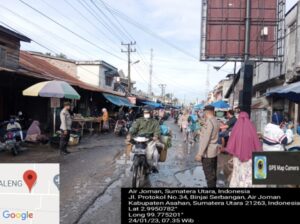 Giat Gatur Pagi Anggota Polsek Air Joman