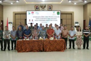 Wakil Bupati Membuka Sosialisasi Tata Cara Proses Usulan Verifikasi dan Validasi Program Bantuan Sosial
