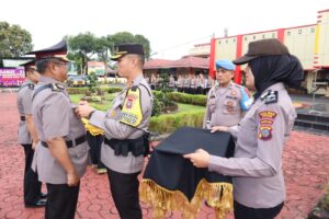 Kapolres Asahan Pimpin Sertijab Kabag REN Serta Kabag SDM
