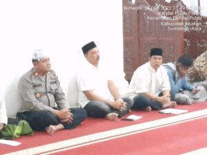 Kapolsek Bandar Pulau Hadir Acara Doa dan Zikir Bersama