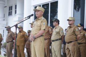 ASN Diminta Lebih Baik di Tahun 2023, Ini Pesan Bupati Asahan Saat Apel Gabungan Perdana