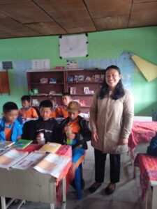 CEGAH CACINGAN, SISWA SD NEGERI No 173430 DOLOK SANGGUL MINUM OBAT CACING BERSAMA