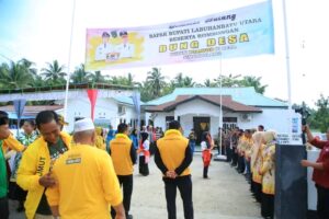 Bupati Labura  Laksanakan Bung Desa Tahap 12 di Desa Simandulang