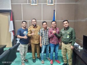 Kunjungan ketua umum (FKATPL)Ke Sekda Labura