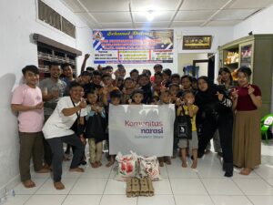 Kunjungan ke Panti Asuhan, Komunitas Narasi Sumut Tanamkan Nilai Toleransi