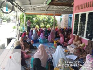 Hadiri Giat Pengajian Bersama Warga, Kanit Binmas Polsek Air Joman Sampaikan Pesan Kamtibmas