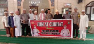 Gelar Jumat Curhat Kapolsek Kota Kisaran Dengarkan Keluhan Masyarakat