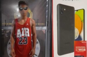 Terekam CCTV Pencuri HP Diciduk Unit Reskrim Polsek Labuhan Ruku