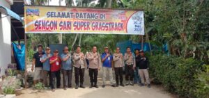 Polsek Pulau Raja Beripengaman Perlombaan Sengon Sari Supergrasstrack 2023