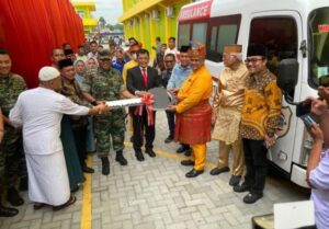 Kapolres Bersama Bupati Batu Bara Hadiri Peresmian RSU Bidadari Di Desa Suka Raja Kecamatan Air Putih
