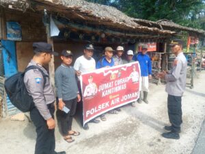 Polsek Air Joman Gelar Jumat Curhat Diwarung Chika