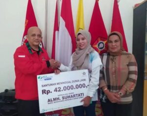 Ahli Waris Almarhumah Hj Suhartati Ucapkan Terima Kasih Ke SOKSI Sumut