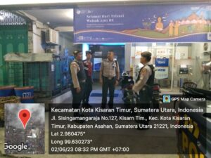 Antisipasi 3C Sat Samapta Polres Asahan Patroli Dipusat Keramaian
