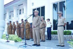 Bupati Asahan Pimpin Apel Gabungan