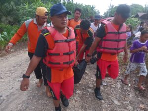 Mayat korban di terkam buaya telah di temukan
