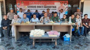 Polres Asahan Musnahkan Sabu dan Pil Ekstasi