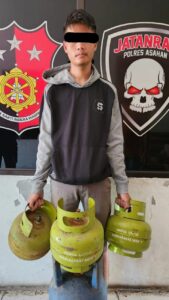 Unit Jatanras Polres Asahan tangkap Sepesialis Pencuri Tabung Gas