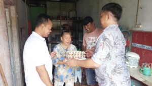 Wujudkan Program kapolres Asahan Dengan Jemari Sipope Satreskrim Bagi Sembako