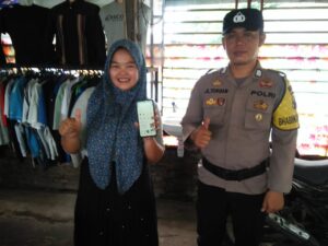 Polsek Air Joman Sosialisasi Aplikasi Polri Super App