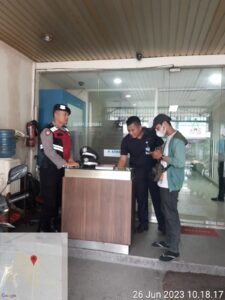Sebagai Pelindung Sat Samapta Polres Asahan Berikan Pengamanan objek vital di Kantor Perbankan