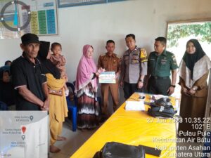 Cegah Judi dan Narkoba Kapolsek Air Batu Hadir Deklarasi Masyarakat Desa Hessa Perlompongan