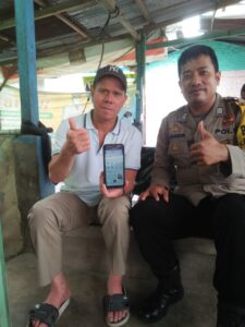 Polsek Air Joman Mudahkan Masyarakat tentang pengaduan berbasis Aplikasi Super APPS Presisi