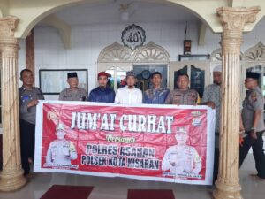 “Jumat Curhat” Kapolsek Tampung Keluhan Jamaah Mesjid Nuurashsiyam
