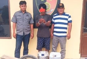 Bongkar Toko Sembako Milik Tetangganya Pria Pengangguran Ini Nginap Di Polsek Medang Deras