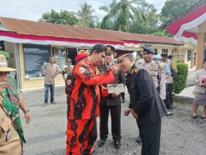 Polsek Pulau Raja Gelar Upacara HUT Bhayangkara Ke-77