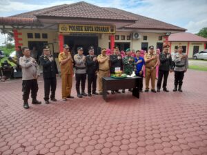 Polsek Kota Kisaran Peringati Hut Bhayangkara ke-77