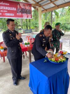 Polsek Bandar Pasir Mandoge Peringati Hut Bhayangkara yang ke-77