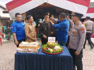 Polsek Air Joman Peringati Upacara HUT Bhayangkara Ke-77
